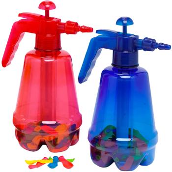 Preview: set di 2 palloncini d‘acqua colorati con pompa di riempimento