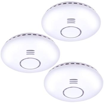 Preview: 3er-Set Smarter Rauch und Brandmelder, mit App-Benachrichtigung, 85 dB