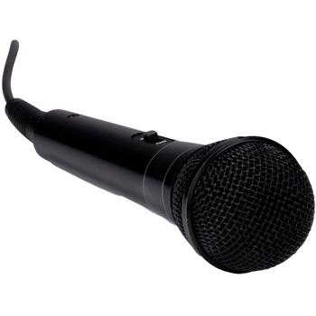 Preview: Karaoke-Maschine inkl. 2 Mikrofone - Mobile Spassmaschine für Partys - Bluetooth, USB-C, Akkubetrieb 1200 mAh, Lichteffekte, 1.3 kg