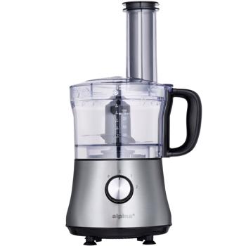 Preview: Robot de cuisine multifonctionnel, 500W, 1L - fonction impulsion, hachoir, lame de râpe, couteau & poussoir, polyvalent