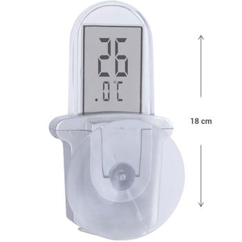 Preview: lot de 2 thermomètres de fenêtre numériques avec ventouse