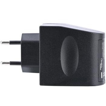 Preview: Voltage converter, compact and practical, 230V to 12V, 1000mA / 12 Watt, black, use small devices with up to 12 Watt and cigarette lighter connection anywhere