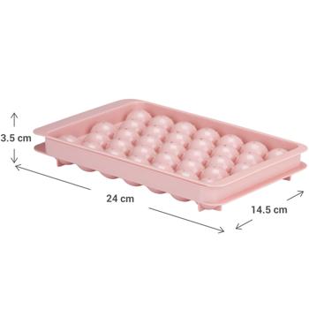 Preview: set di 2 stampi per 33 cubetti di ghiaccio, Ø 2,5 cm Preview: set di 2 stampi per 33 cubetti di ghiaccio, Ø 2,5 cm