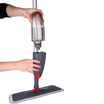 Preview: Bodenreiniger mit Sprühfunktion & Wischbezug, 640ml – Schnell & Komfortabel - Für alle Böden & maximale Sauberkeit Preview: Bodenreiniger mit Sprühfunktion & Wischbezug, 640ml – Schnell & Komfortabel - Für alle Böden & maximale Sauberkeit