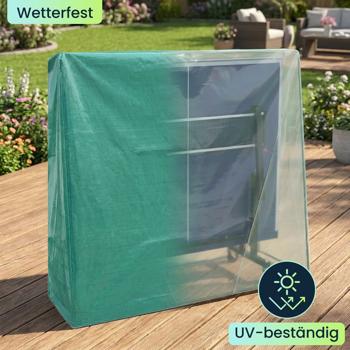 Preview: Abdeckplane für Tischtennisplatten, 185x160x70 cm – Wetterfeste, UV-beständige & reissfeste Hülle - universell passend