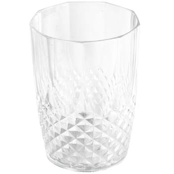 Preview: Verres à Eau en Plastique Effet Cristal - Lot de 6, 400ml - Incassables & Réutilisables - Pour Jardin, Camping, Fêtes - Design Élégant