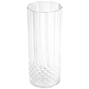 Preview: Verres à long drink en plastique effet cristal, 6 pièces 400ml : verres à cocktail réutilisables et incassables pour l'intérieur et l'extérieur