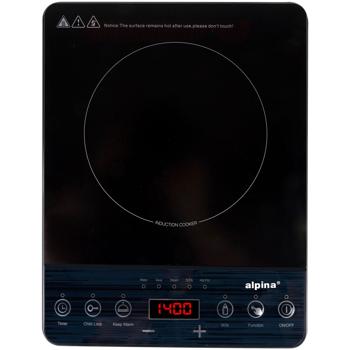 Preview: Mobile Induktionskochplatte (2000W, 22cm): Digitales Touchpad, superleicht, ideal für Camping, Studenten, Single-Haushalte