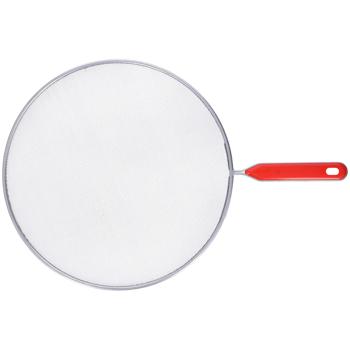 Preview: Protection Anti-éclaboussures Poêle - Cuisine Propre & Sans Brûlures - Acier Inoxydable Ø 29 cm - Adaptée Toutes Tailles - Facile à Nettoyer