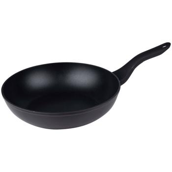 Preview: Padella wok nera (Ø 28,5 cm): alluminio, antiaderente - Perfetta per verdure, carne, riso, noodles - Cucina sana e deliziosa