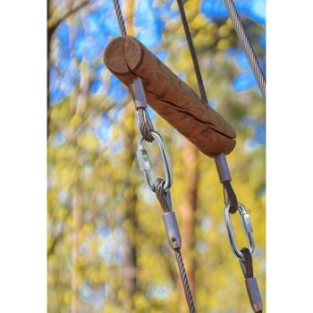 Preview: Mousqueton - Fermeture à vis robuste - Galvanisé 500kg - Fixation sécurisée hammacs, balançoires, extérieur - Lot de 2