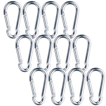 Preview: Snap hooks, 24 pieces, 5 x 2.5 cm, max. 50 kg