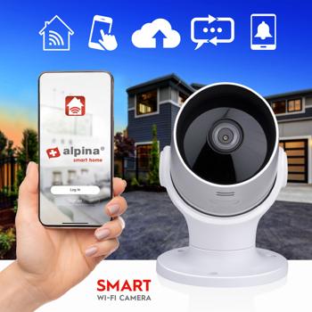 Preview: set of 4 smart IP cameras for outdoor use, full HD, Wi-Fi, app, PIR, night vision, IP65