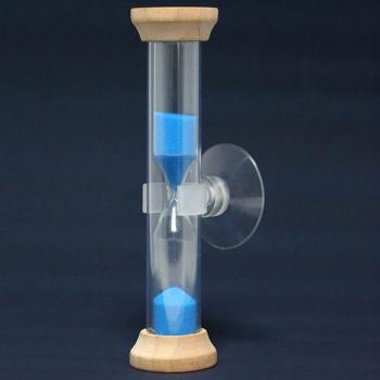 Preview: Hourglass for the shower with suction cup, 2.5 x 9.2 cm