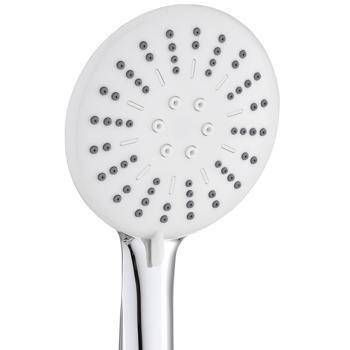 Preview: Massage shower head with water-saving function, 24 x Ø 12 cm