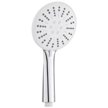 Preview: Massage shower head with water-saving function, 24 x Ø 12 cm
