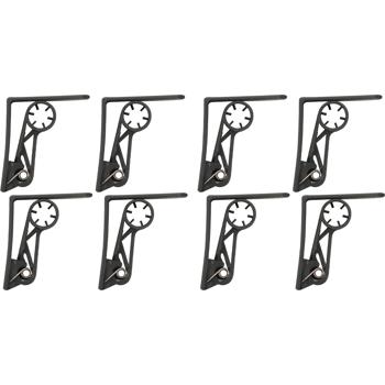 Tischtuchklammern 8er-Set - Sichern Tischdecken effektiv bei Wind & Böen - Robust, rostbeständig, 6x5.3cm - Ideal für Gartenfeste, Hochzeiten & Gastronomie