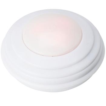 Preview: Set di 4 luci LED con telecomando - luci a spinta senza fili con 12 colori - a batteria e versatili - per la decorazione e l‘illuminazione