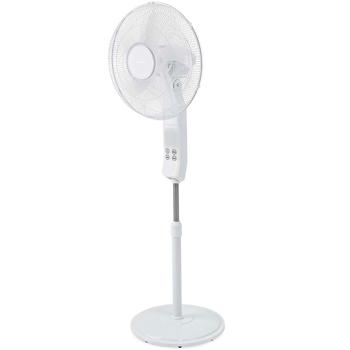 Preview: Ventilatore a piantana SmartLife WLAN, altezza 1,34 m, con app e telecomando: motore a 3 velocità e oscillazione, bianco, comfort intelligente