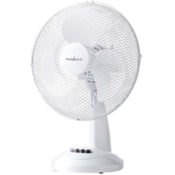 Preview: Ventilateur de table à 3 vitesses, blanc, 35 W