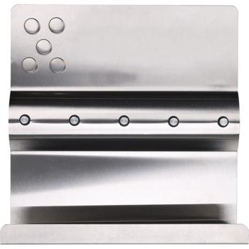 Preview: Tableau à clés Mural Acier Inoxydable - 5 Crochets, Panneau Magnétique & Étagère - 24x24x7 cm - Idéal Familles & Colocations Preview: Tableau à clés Mural Acier Inoxydable - 5 Crochets, Panneau Magnétique & Étagère - 24x24x7 cm - Idéal Familles & Colocations