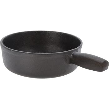 Preview: Gusseisen Grillpfanne 1.4 L - Gesundes Kochen mit wenig Fett - Exzellente Wärmeleitung & -speicherung, robust, Ø 19x7 cm, 1.95 kg