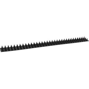Preview: Anti-climbing strips set of 10 black 50 x 4.5cm - Effective animal repellent spike protection, easy to use