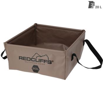 Preview: Foldable 20L camping sink: space-saving & lightweight for outdoor use, robust, waterproof & versatile for dishes, laundry & more