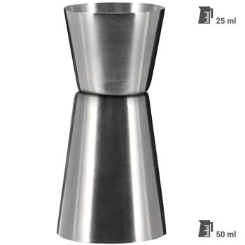 Preview: Cocktail double mug, stainless steel 25/50ml