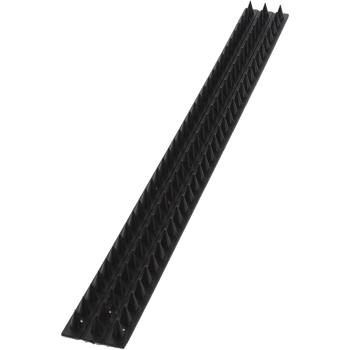 Preview: Anti-Kletter-Streifen 20er Set Schwarz 50 x 4.5cm – Effektiver Tierabwehr Spikes-Schutz, Einfache Anwendung