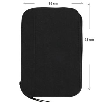 Preview: 47-teiliges Reise Nähset - kompakt für unterwegs & Zuhause - 22 Garnfarben, inkl. Schere, Nadeln, Knöpfe, Fingerhut & Einfädelhilfe - 21x15 cm Etui