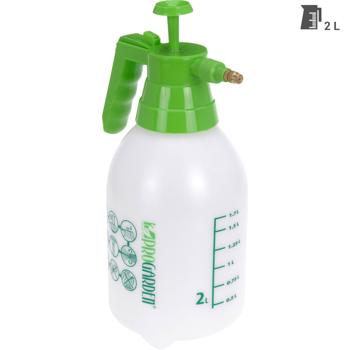 Preview: Gartenspritze / Pumpsprüher 2 Liter mit Messing-Düse & Überdruckventil - Einstellbar von Strahl bis Sprühnebel - Ideal für Pflanzenpflege & Düngen