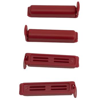 Preview: Clips Fraîcheur Multicolores (Lot de 24) - Conservation Optimale Aliments - 3 Tailles: Petit, Moyen, Grand - Polypropylène - Pour Réfrigérateur & Congélateur