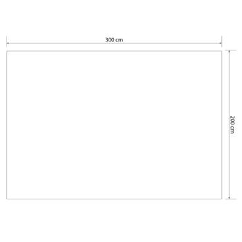 Preview: Bâche de protection résistante aux intempéries - Polyéthylène pour meubles de jardin, caravane, bateau - 2x3m, bleue, œillets de fixation