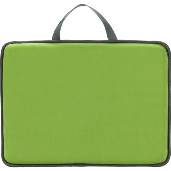 Preview: Coussin pour genoux et siège en mousse à mémoire de forme, 40 x 30 cm, vert/gris