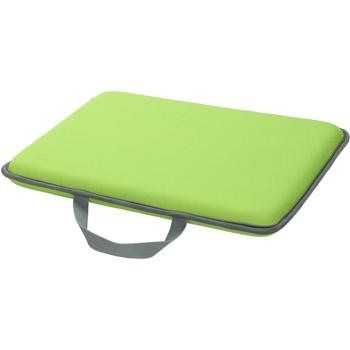 Preview: Coussin pour genoux et siège en mousse à mémoire de forme, 40 x 30 cm, vert/gris