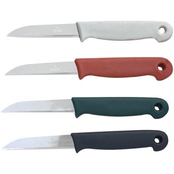 Preview: Schälmesser, 8 Stück in 4 verschiedenen Farben