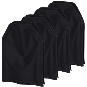 Preview: 4er-Set Flaschenkühler - Kühlt Wein/Getränke zuverlässig für Stunden - Integrierter Kühl-Akku, 15x22.5cm, leicht 48g, schwarz, Polyester