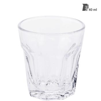 Preview: Lot de 6 Verres à Shot Cristal Élégants - Idéal Eau-de-Vie, Liqueurs, Shooters - Design Brillant - 40ml par Verre pour Bar