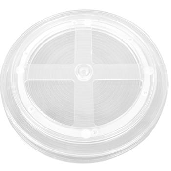 Preview: Kühlschrank-Drehteller Ø 24 cm - Transparenter Organizer für optimale Organisation & leichten Zugriff - Ideal für Küche, Vorratskammer, Bad - PET