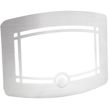 Preview: Applique murale LED lumineuse à piles, aluminium et plastique, 2 niveaux d‘éclairage 20-40 lumens, détecteur de mouvement PIR & de lumière, 6 mois de veille