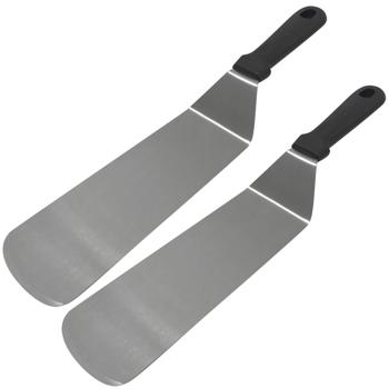 Preview: set of 2, barbecue spatula, barbecue turner, stainless steel, each L 36 x W 7.2 cm