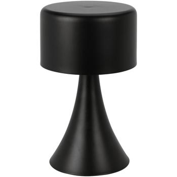 Preview: set of 3 design LED table lamp, black, battery operated, 12 x 21 cm