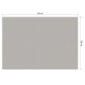 Preview: Lot 4 Moustiquaires Fenêtre - Protection Anti-Moustiques, Mouches, Araignées - Découpables, Bande Velcro, Gris 1,3x1,5m