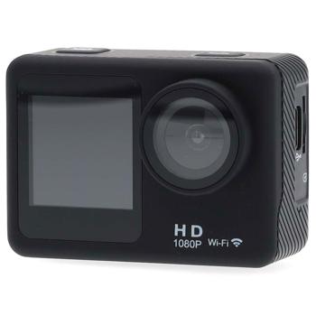 Preview: Dual-Screen Action Cam - Full-HD 1080p@30fps - 12 MP - Wasserdicht bis 30m - Wi-Fi & App-Steuerung - Ideal für Sport & Vlogs