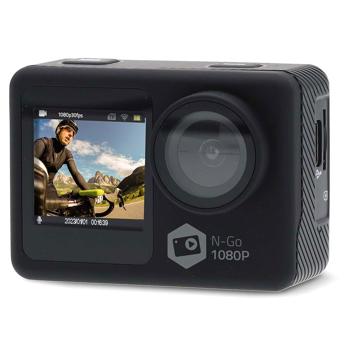 Preview: Dual-Screen Action Cam - Full-HD 1080p@30fps - 12 MP - Wasserdicht bis 30m - Wi-Fi & App-Steuerung - Ideal für Sport & Vlogs
