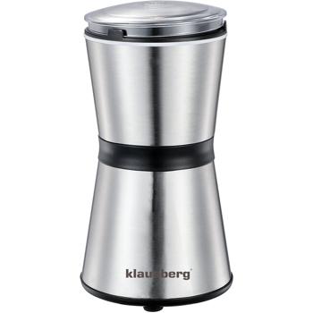 Preview: Moulin à café électrique - One-Touch Control - Acier inoxydable - Mouture fine/grossière - Pour expresso & French press - Compact et léger - Idéal voyage