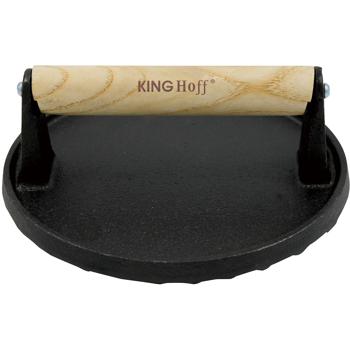 Preview: Cast iron meat press, for BBQ, burgers, steaks, Ø 17.8cm