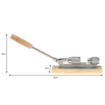 Preview: Innovativer Hebel-Nussknacker im Retro-Design: Holzplatte mit robustem Metallknacker, für Walnüsse, Haselnüsse & mehr – kraftsparend und effizient Preview: Innovativer Hebel-Nussknacker im Retro-Design: Holzplatte mit robustem Metallknacker, für Walnüsse, Haselnüsse & mehr – kraftsparend und effizient