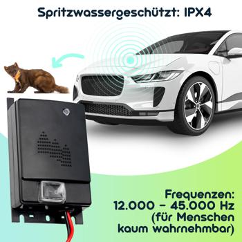 Preview: Hochfrequenz Ultraschall Marderschreck (12V): Effektive Auto-Marderabwehr mit 12-45kHz & 70dB. Zuverlässiger Schutz für Ihr Fahrzeug